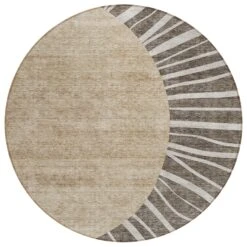Chantille ACN668 Chocolate -The Rug District Shop ACN668 Chocolate Round main