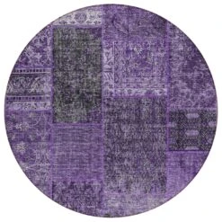 Chantille ACN669 Eggplant -The Rug District Shop ACN669 Eggplant Round main