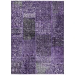 Front Page -The Rug District Shop ACN669 Eggplant main