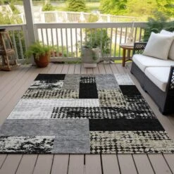 Front Page -The Rug District Shop ACN941 Black ODlifestyle1