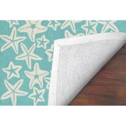 Capri Starfish Blue 10 Capri Starfish Blue -The Rug District Shop BACK BC CAP 166704