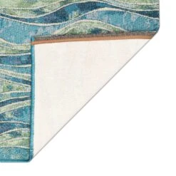 Esencia Wave Blue 9 Esencia Wave Blue -The Rug District Shop BACK ECN 966204