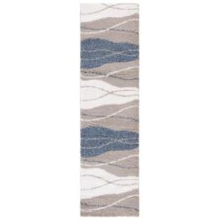 Calico Shag CLC108E Taupe / Blue -The Rug District Shop CLC108E 28 f4fe35c8 c357 490f 8361 63593c7d8763