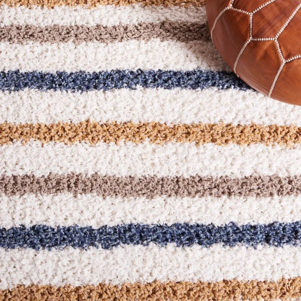 Calico Shag CLC110A Ivory / Gold 4 Calico Shag CLC110A Ivory / Gold - Image 4