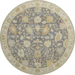 Hatay HY2 Gray -The Rug District Shop HY2 Gray Round main