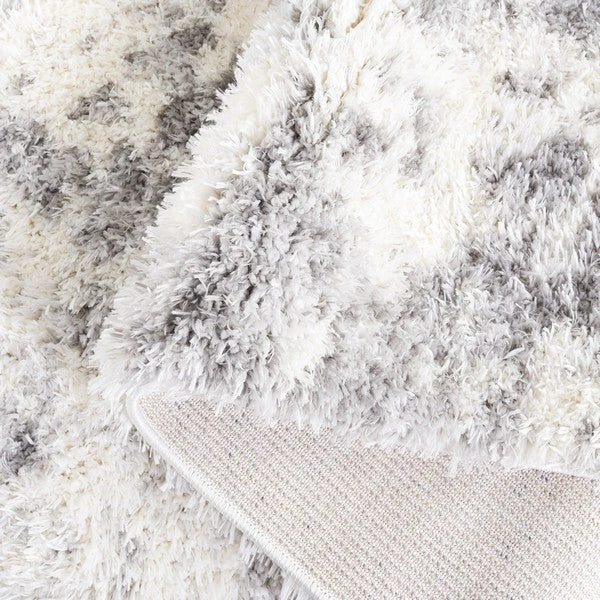 Lindsay Shag LNS550A Ivory / Grey 4 Lindsay Shag LNS550A Ivory / Grey - Image 4