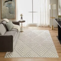Forza T2044 Gray Area Rug -The Rug District Shop T2044 0609 1