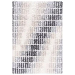 Fontana Shag FNT823A Ivory / Grey