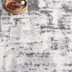 Lindsay Shag LNS558F Dark Grey / Grey 9 Lindsay Shag LNS558F Dark Grey / Grey -The Rug District Shop lns558f 5 detail4